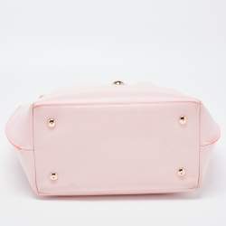 Sophia Webster Pink Leather Romy Drawstring Bucket Bag