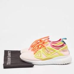 Sophia Webster Multicolor Nylon Lace Up Sneakers Size 38