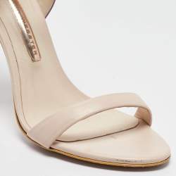 Pre Owned Sophia Webster Multicolor Leather Chiara Butterfly Sandals Size 37.5