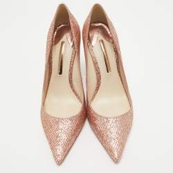 Sophia Webster Metallic Glitter Coco Crystal Pumps Size 41