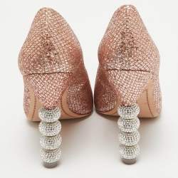 Sophia Webster Metallic Glitter Coco Crystal Pumps Size 41