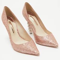 Sophia Webster Metallic Glitter Coco Crystal Pumps Size 41