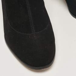 Pre Owned Sophia Webster Black Suede Felicity Mid Ankle Boots Size 38