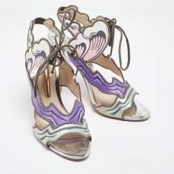 Sophia Webster Multicolor Satin Chiara Sandals Size 37