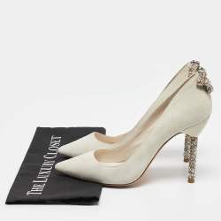 Sophia Webster Grey Suede Pointed Toe Pumps Size 40.5