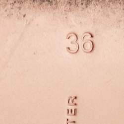 Pre Owned Sophia Webster Pink Leather and Velvet Royalty Ankle Strap Sandals Size 36