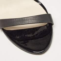 Pre Owned Sophia Webster Multicolor Embroidered Leather Chiara Ankle Strap Sandals Size 40