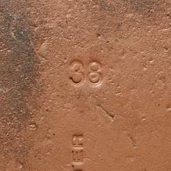 Pre Owned Sophia Webster Transparent PVC Madame Crystal Embellished Slide Flats Size 38