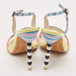 Sophia Webster Multicolor Leather And Patent Oprah Hot Stepper Sandals Size 39