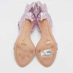 Sophia Webster Purple Patent Leather Chiara Butterfly Ankle Strap Sandals Size 35