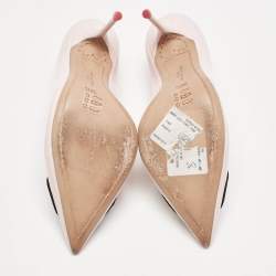 Sophia Webster Pink Patent Leather Lady Boss Pointed Toe Pumps Size 38.5