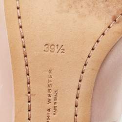Pre Owned Sophia Webster Light Pink Satin Lilico Pumps Size 39.5