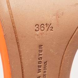 Pre Owned Sophia Webster Multicolor Leather Evangeline Ankle Strap Sandals Size 36.5