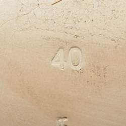 Pre Owned Sophia Webster Light/Gold Pink Glitter and Leather Heavenly Ankle Strap Sandals Size 40