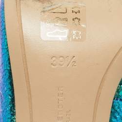 Pre Owned Sophia Webster Multicolor Iridescent Leather Rio Pumps Size 39.5