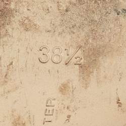 Pre Owned Sophia Webster Silver/Pink Leather and  PVC Daria Pointed Toe Pumps Size 38.5