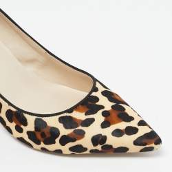 Pre Owned Sophia Webster Beige/Brown Calf Hair Rio Pumps Size 40