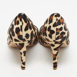 Pre Owned Sophia Webster Beige/Brown Calf Hair Rio Pumps Size 40