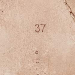 Pre Owned Sophia Webster Purple Heart Print Leather Loren Peep Toe Pumps Size 37