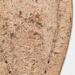 Pre Owned Sophia Webster Multicolor Leather Lucita Espadrille Wedge Sandals Size 35