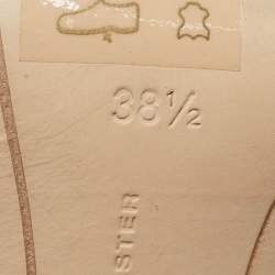 Pre Owned Sophia Webster White Leather Nicole Ankle Strap Sandals Size 38.5