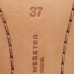 Pre Owned Sophia Webster Multicolor Glitter and Leather Riko Sandals Size 37