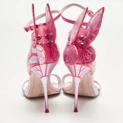 Pre Owned Sophia Webster Multicolor Leather Chiara Ankle Strap Sandals Size 40.5