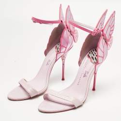 Pre Owned Sophia Webster Multicolor Leather Chiara Ankle Strap Sandals Size 40.5