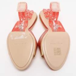 Pre Owned Sophie Webster Sunset Leather Paloma Butterfly Mules 38