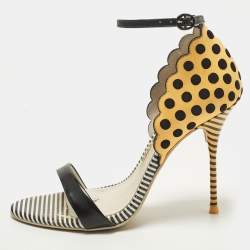 مملوكة مسبقًا صندل صوفيا ويبستر سيور كاحل غليتر ليليكو سويدي أسود مقاس 37