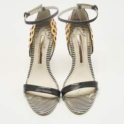 مملوكة مسبقًا صندل صوفيا ويبستر سيور كاحل غليتر ليليكو سويدي أسود مقاس 37