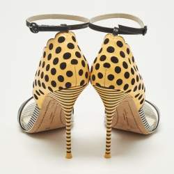 مملوكة مسبقًا صندل صوفيا ويبستر سيور كاحل غليتر ليليكو سويدي أسود مقاس 37