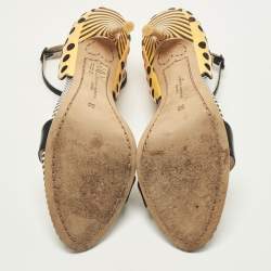 مملوكة مسبقًا صندل صوفيا ويبستر سيور كاحل غليتر ليليكو سويدي أسود مقاس 37