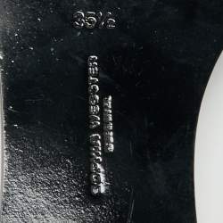 Pre Owned حذاء فلات سوفيا ويبستر سلايد جادا بوم بوم سويدي أسود مقاس 37