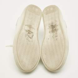 Pre Owned Sophia Webster Bibi Butterfly Size 35.5 White Leather Low Top Sneakers