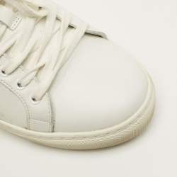 Pre Owned Sophia Webster Bibi Butterfly Size 35.5 White Leather Low Top Sneakers