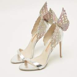 مملوكة مسبقًا Sophia Webster Evangeline Size 39 Tricolor Leather Ankle Strap Sandals