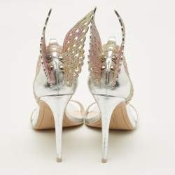 مملوكة مسبقًا Sophia Webster Evangeline Size 39 Tricolor Leather Ankle Strap Sandals