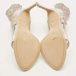 مملوكة مسبقًا Sophia Webster Evangeline Size 39 Tricolor Leather Ankle Strap Sandals