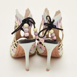 Pre Owned صندل صوفيا ويبستر ريكو جلد متعدد الألوان مقاس 38