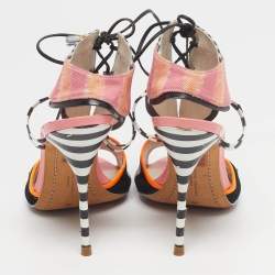 Pre Owned صندل صوفيا ويبستر ريكو جلد متعدد الألوان مقاس 38