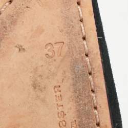 Pre Owned Sophia Webster Size 37 Multicolor Leather and Suede Mules