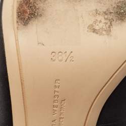 مملوكة مسبقًا Sophia Webster Coco Crystal Size 38.5 Black Satin Pumps