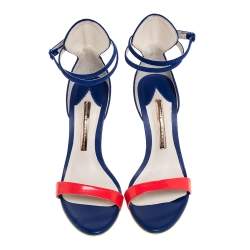 Sophia Webster Multicolor Patent And Canvas Nicole Sandals Size 36.5