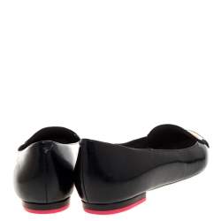 Pre Owned Sophia Webster Patent Leather Boss Lady Ballet Flats Size 37