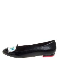 Pre Owned Sophia Webster Patent Leather Boss Lady Ballet Flats Size 37