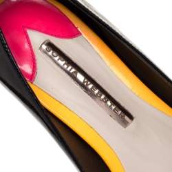 Pre Owned Sophia Webster Patent Leather Boss Lady Ballet Flats Size 37