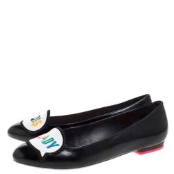Pre Owned Sophia Webster Patent Leather Boss Lady Ballet Flats Size 37
