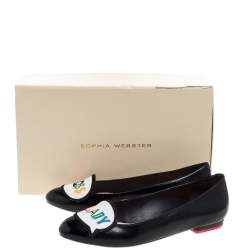 Pre Owned Sophia Webster Patent Leather Boss Lady Ballet Flats Size 37