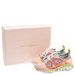 Pre Owned Sophia Webster Multicolor Fabric And Rubber Candyfloss Fly By Sneakers Size 36